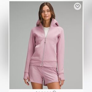 NWT Scuba Full-Zip Hoodie / Rose Blush